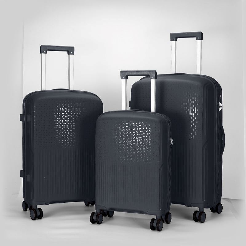 Set de Maleta de viaje PP 20 - 24 - 28 pulgadas - Gris Claro